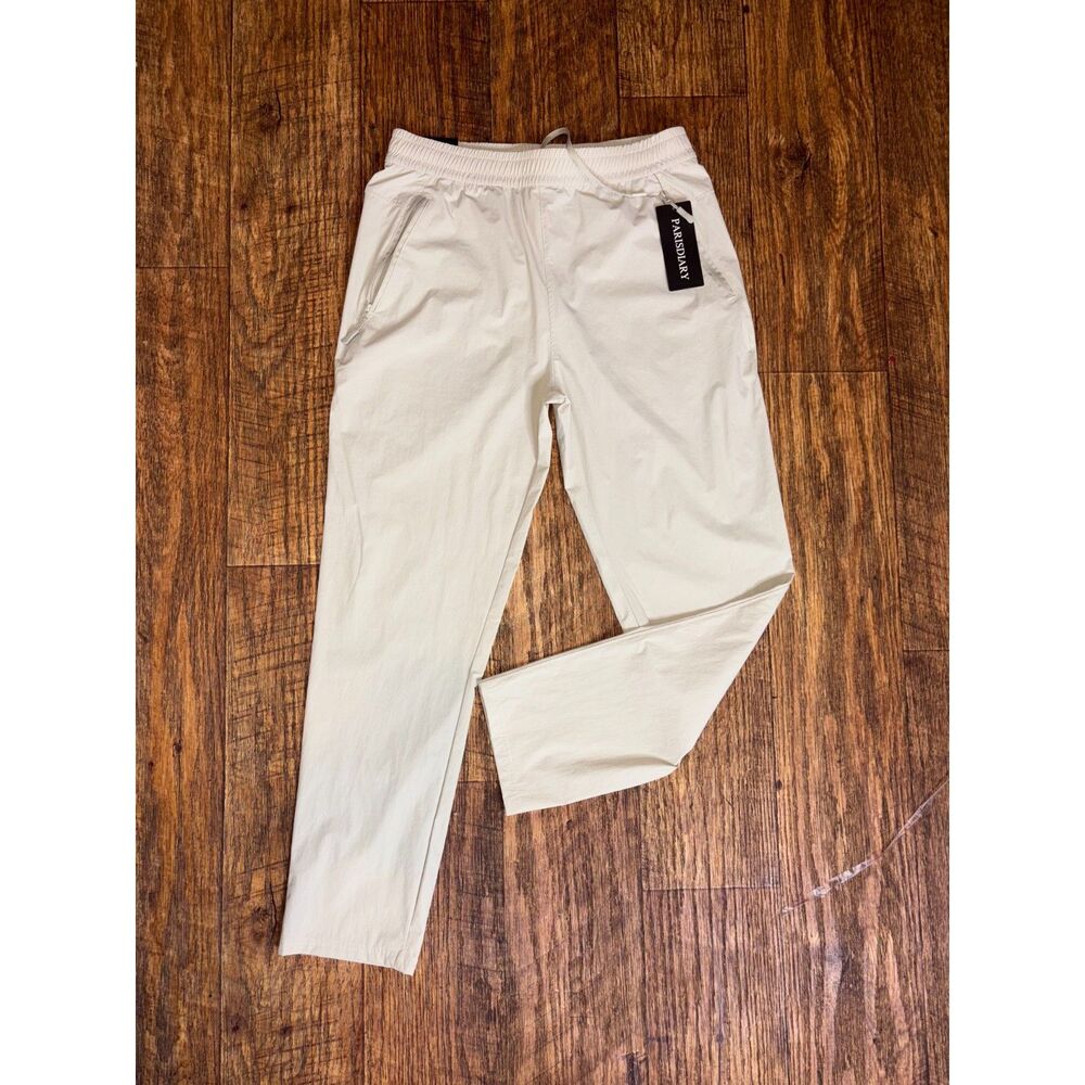 Women's Breathable Activewear Pants Cream Medium NWT